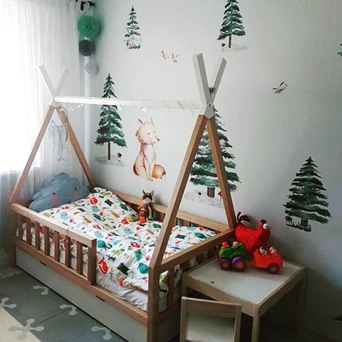 ruda chata-blog-łóżeczko dla dziecka-tipi-drewniane-lozeczko-dzieciece-bialo-naturalne