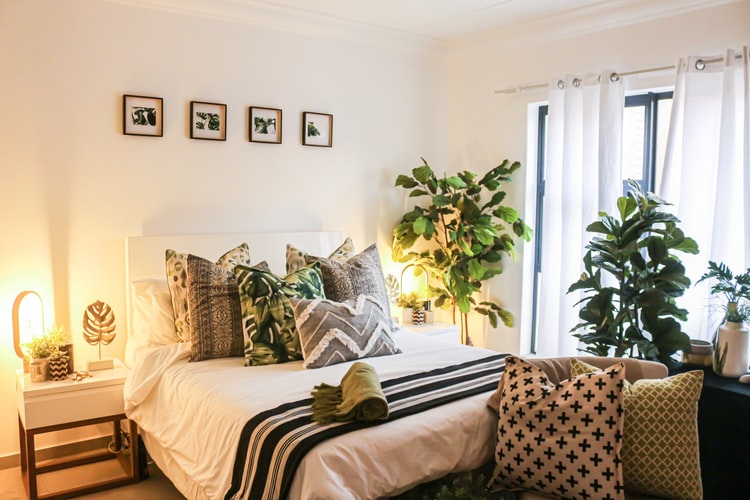 janiszewska marta-suwałki-nieruchomości-przytulna sypialnia-jak ją urządzić-rośliny w sypialni